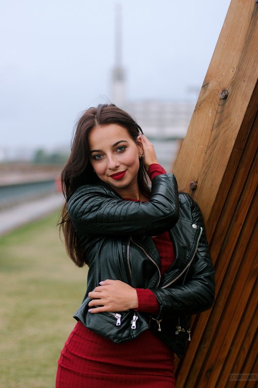 девушка, модель, красиво, красота, осень, город, санкт-петербург, город Evphoto preview