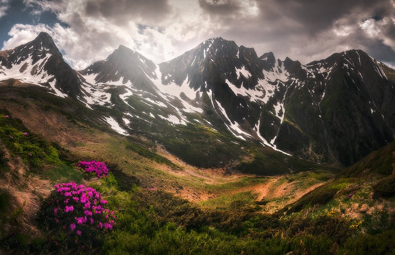 fagaras, romania, landscape, sunset, wide, panorama Watchmenphoto preview
