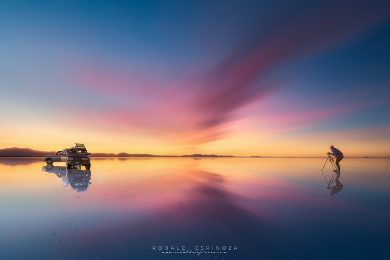 landscape, nature, travel, sunrise, bolivia, uyuni, conservation El inicio del díaphoto preview