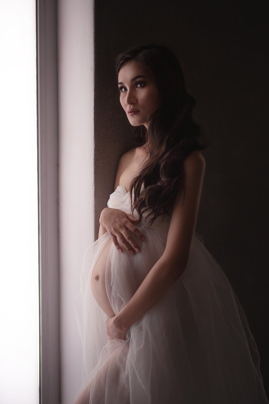 Беременность. Беременная девушка. Ожидание чуда.  Беременность photo preview