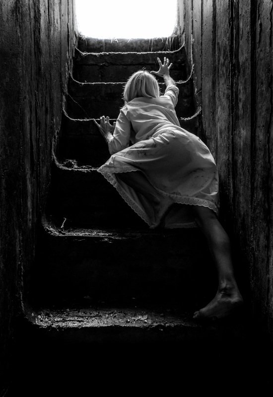 девушка, женщина, ню, черно-белое Выходphoto preview