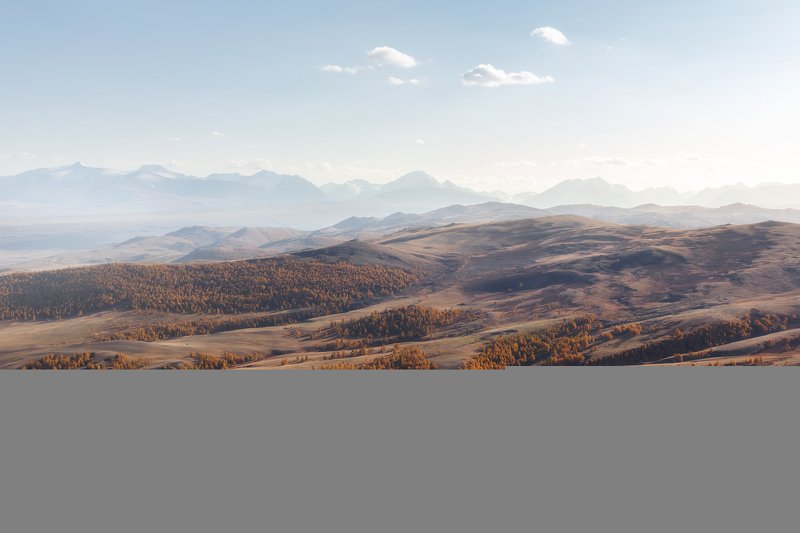природа, пейзаж, закат, алтай, горы, осень Бесконечные просторыphoto preview