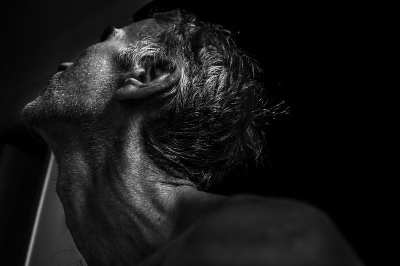 #portrait #bnw #man Man in Black and Whitephoto preview