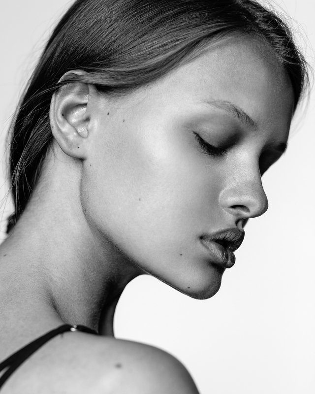 портрет, женский портрет, девушка, черно белый портрет, black & white, portrait, girl Ksushaphoto preview