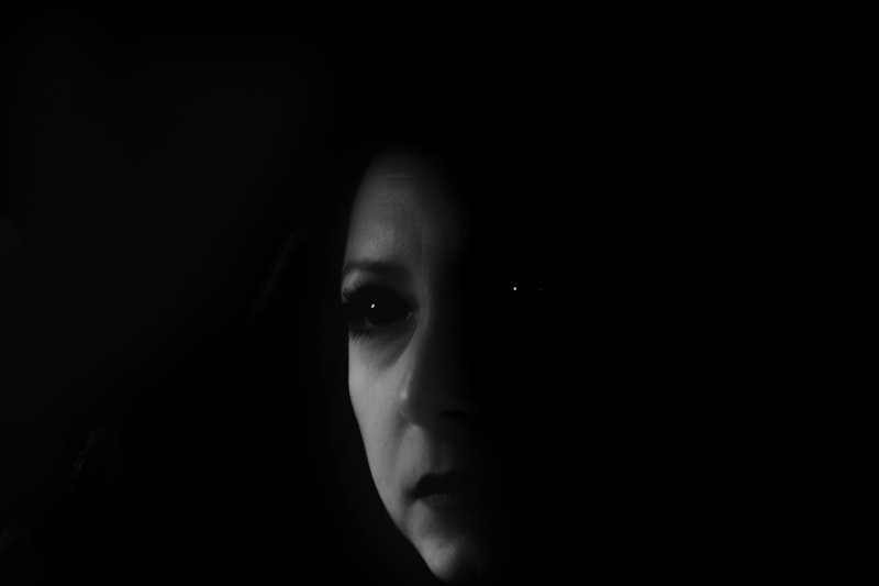 #portrait #bnw #woman In the Dark Sidephoto preview