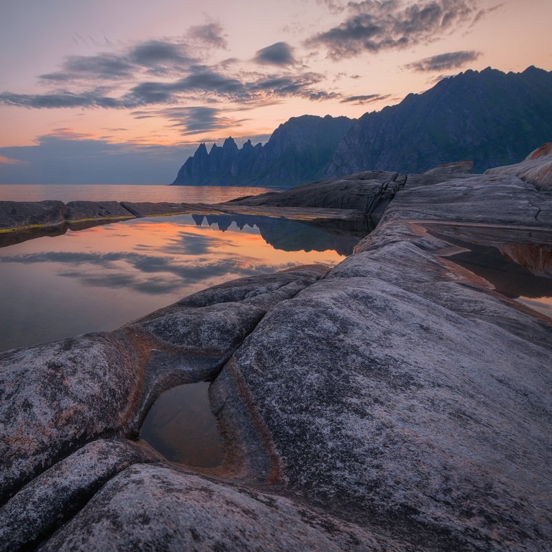 норвегия, сенья, senja, norway, рассвет, dawn, закат, полярный день, вечер Летний вечер в северных широтахphoto preview