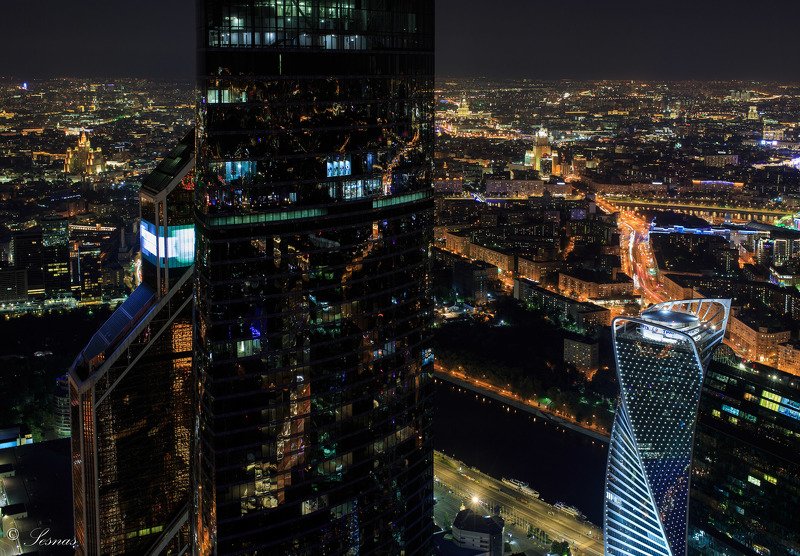 Огни большого городаphoto preview