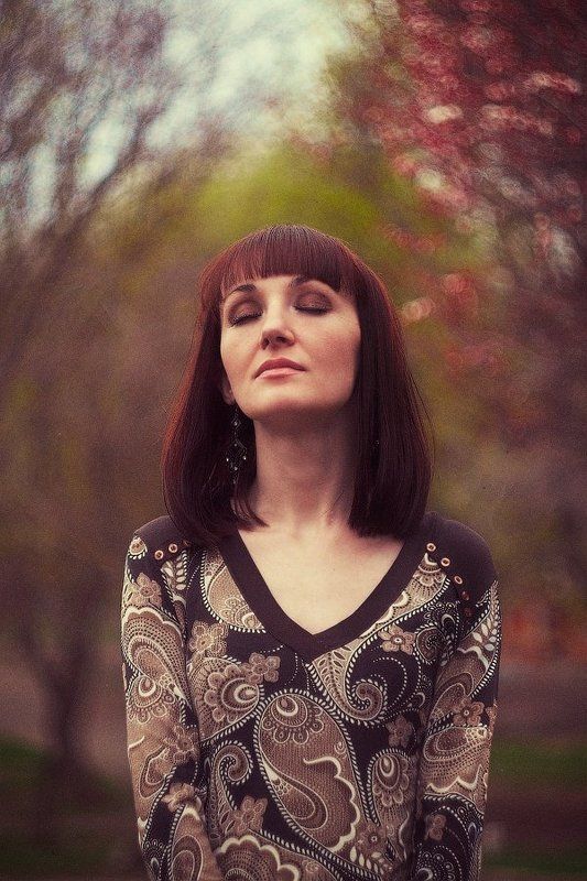 девушка, глаза, лицо, портрет, весна ---photo preview