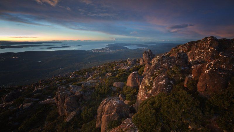tasmania, mt.wellington За несколько минут до рассвета фото превью