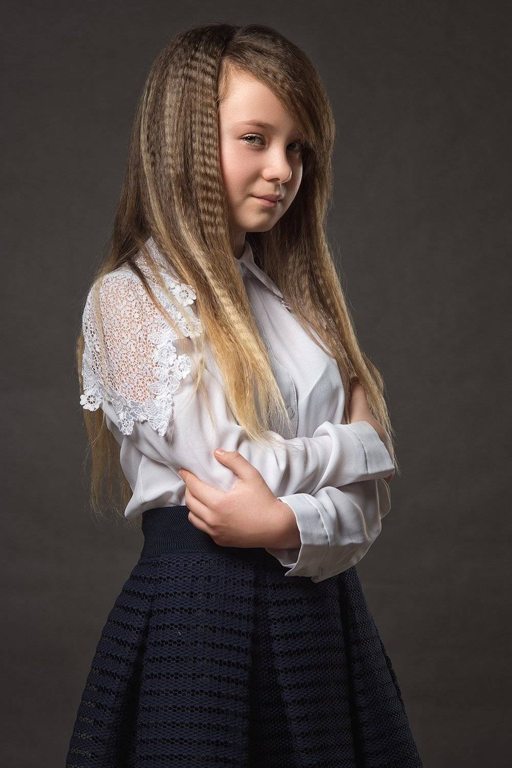 девочка, портрет,, Антон Тимошевский