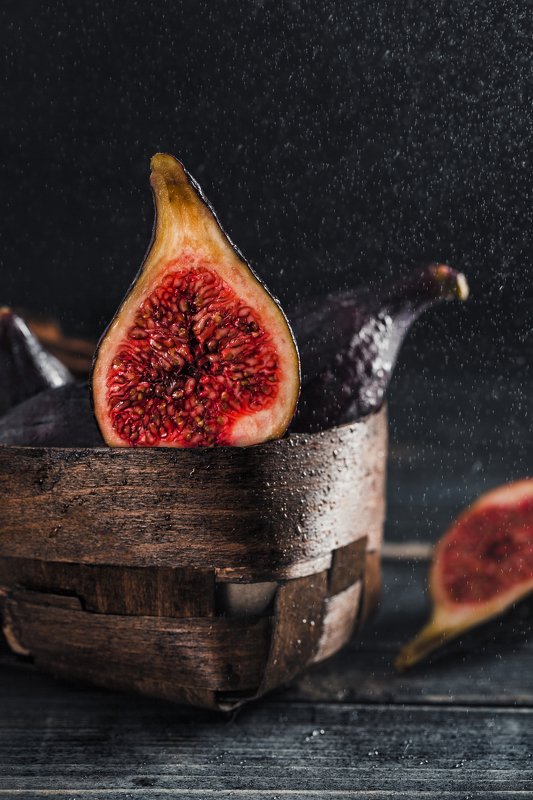 Инжир, еда, фрукты, dark, lowkey, fig naked Figphoto preview