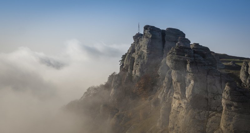 крым, утро, демерджи, рассвет, горы, алушта, лучистое, crimea Туманности воздушных рекphoto preview