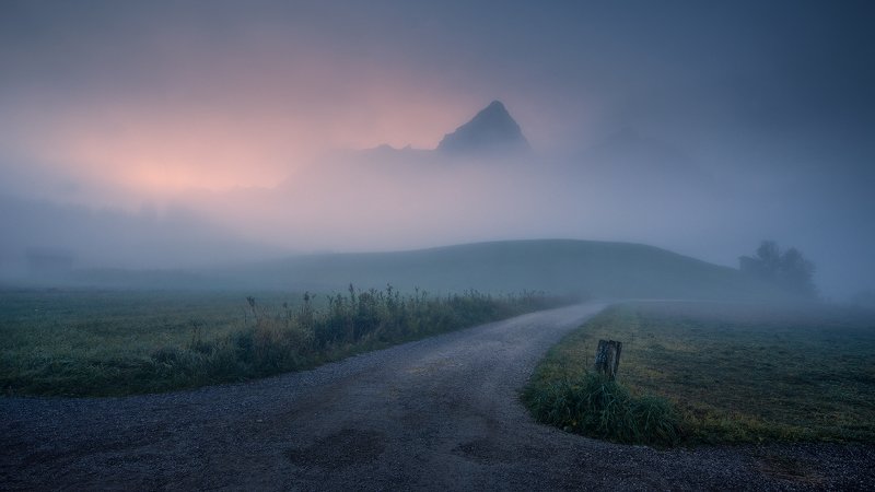 austria,tirol,alps Wildspitze in the Fogphoto preview