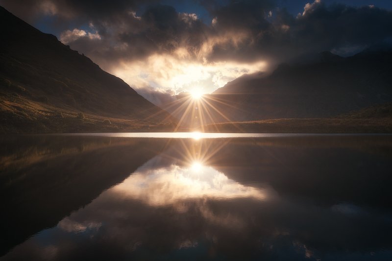 рассвет, горы, озеро, кавказ, пейзаж Планета Дзитакуphoto preview