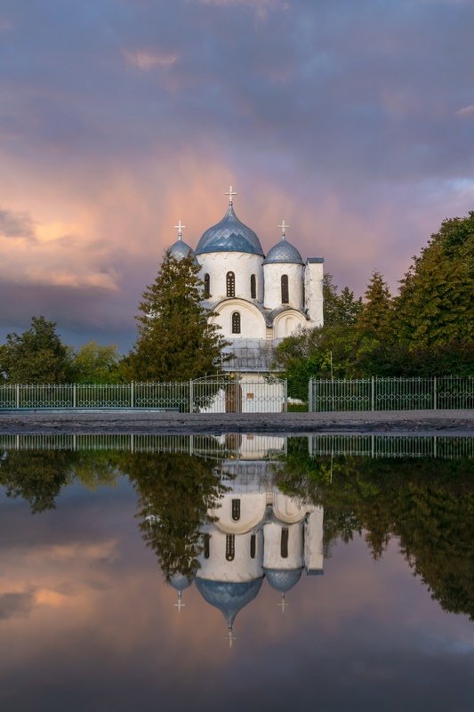 pskov, pleskau, псков, landscape, псковскаяобласть, pskovregion, вечер, закат, церковь, собор, nikon, nikonrussia, sigma, rtgtv, 35photo, russia, foto, фото, photo, photography Собор Рождества Иоанна Предтечи Иоановского монастыряphoto preview