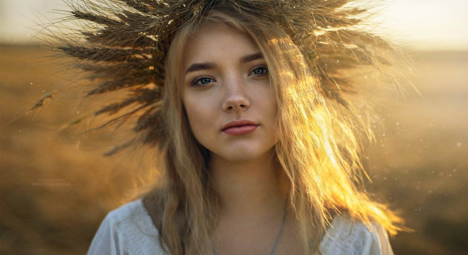 девушка, сказка, лето, волшебство, фото, арт, портрет , поле, пшеница, колос, Вилина Арбузова