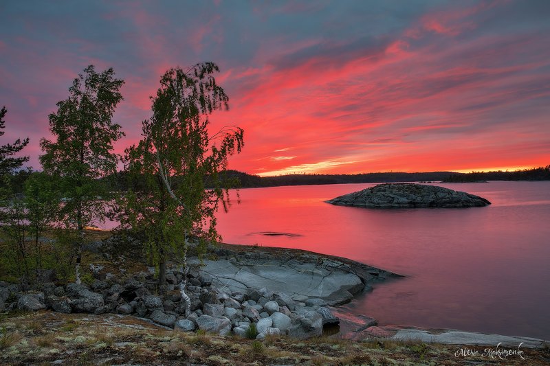 Карелия ,  Неожиданный закат photo preview