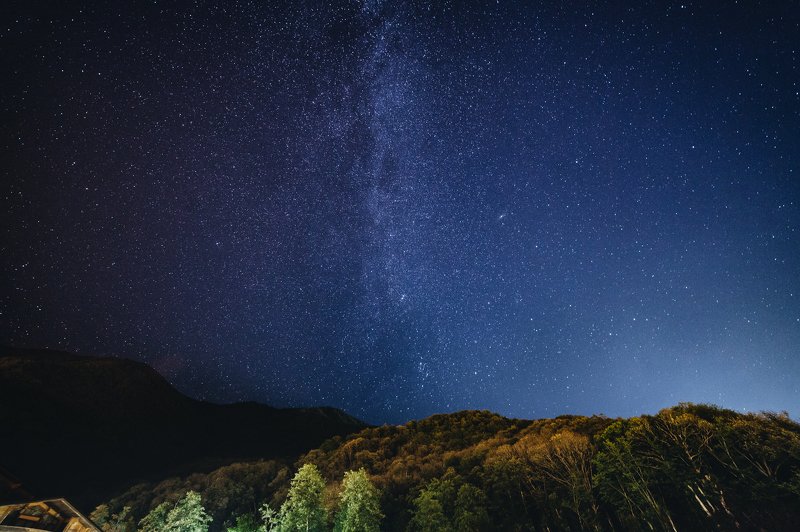 млечный путь, сочи Небо над Красной Полянойphoto preview