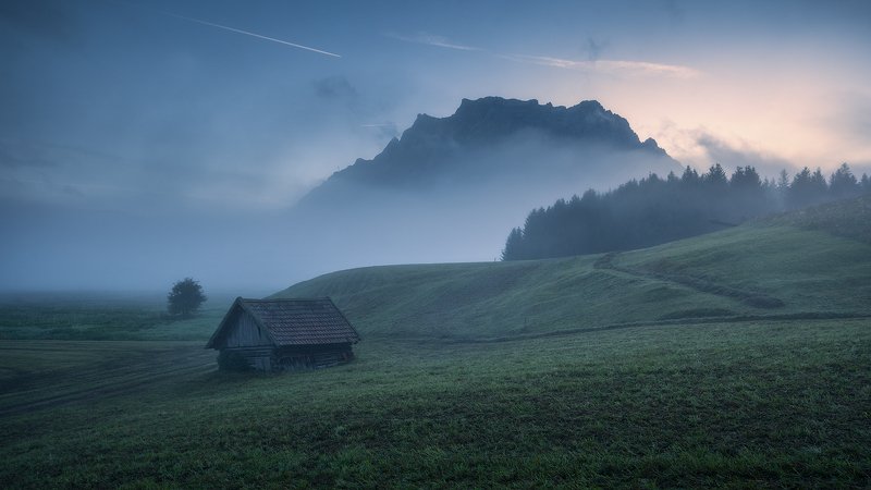 lermoos,austria,foggy,misty Misty Valleyphoto preview