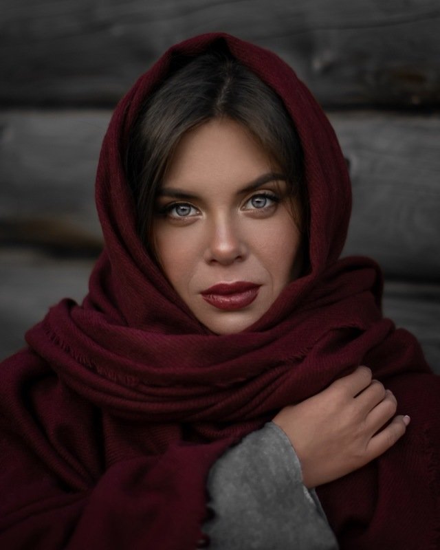 женский портрет woman portrait photography photo russian photography деревня глубинка Из России с любовьюphoto preview