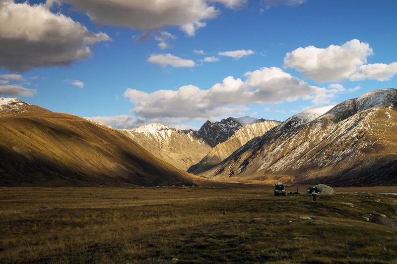 природа  алтай  горы пейзаж путешествие осень тени долина облака тучи плато предгорье хребет чихачева Предгорное плато у хребта Чихачева...photo preview