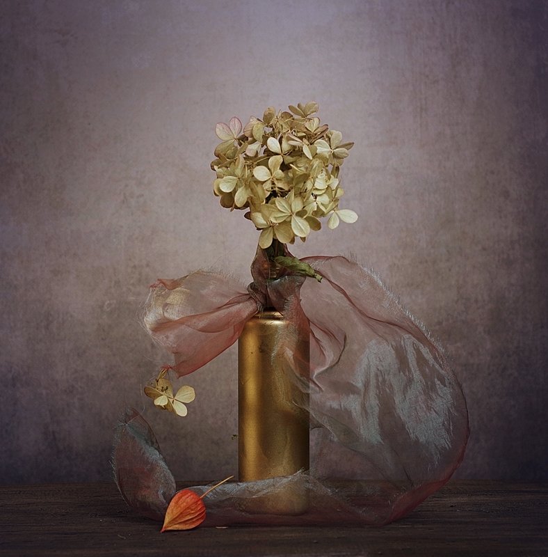 martw natura z hortensjąphoto preview