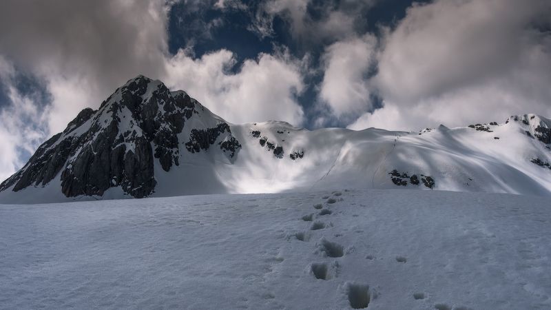 горы, кавказ, лаго-наки , фишт, весна , первомай , восхождение . ФИШТ ! ( ТАК И МАНИТ К СЕБЕ) фото превью