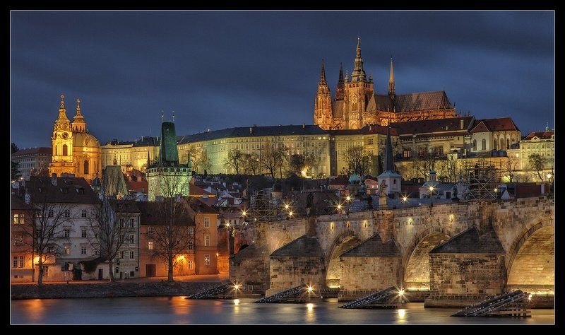 прага, praha проПрагу, Влтаву, Карлов мост и Градчаны...photo preview