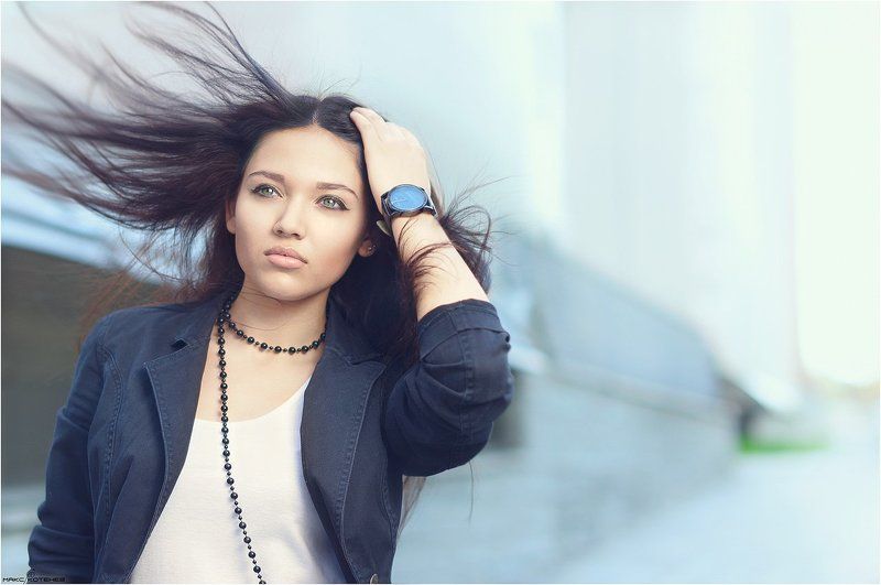 девушка, ветер, весна ***photo preview