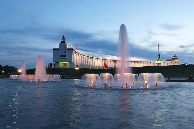 москва, поклонная гора, парк победы photo preview