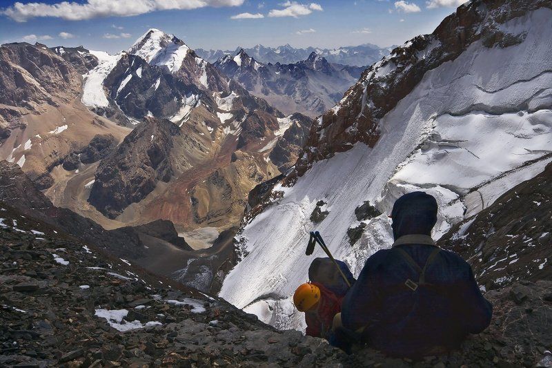 фанские горы, поход, маи Где-то в горах...photo preview