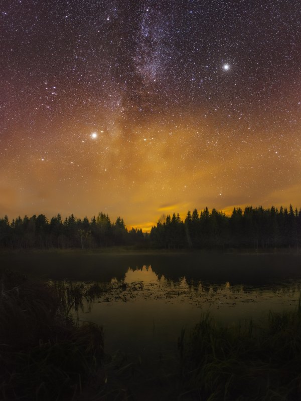 пермский край, ночь, звёзды, млечный путь, осень ***photo preview