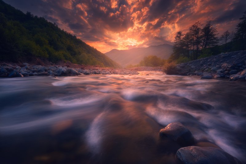 Sunset lightphoto preview