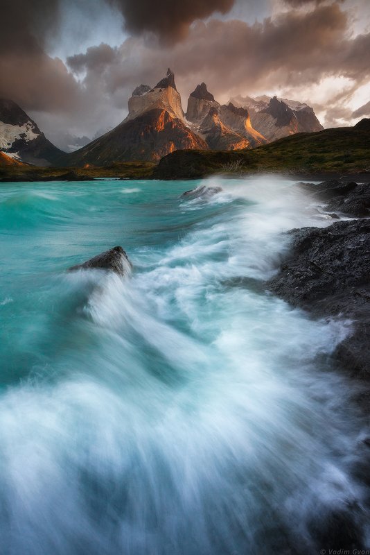 патагония, чили, patagonia, torresdelpaine, торресдельпайне Lago Pehoephoto preview
