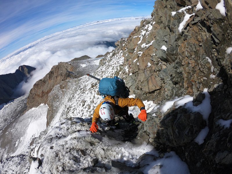 монблан, восхождение, грандкулуар, gopro, альпы, alps, montblanc Гранд Кулуарphoto preview