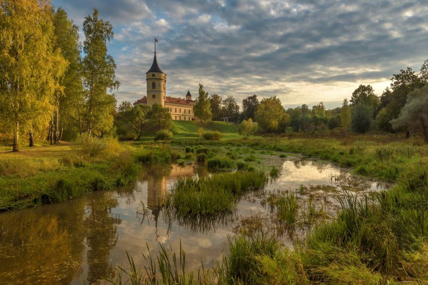 Осенний парк Мариенталь. Автор: Марина Павлова парк, замок бип, крепость, город павловск, природа, пейзаж, пригороды петербурга, Марина Павлова