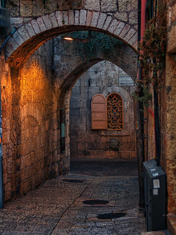 Jerusalem, Israel, Old City, street photo, Израиль, Иерусалим, Старый город,  аркаphoto preview