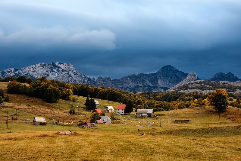 черногория montenegro Autumn in Montenegrophoto preview