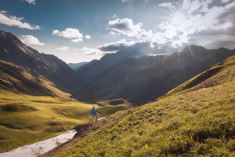 Сочи, горы, Красная Поляна, пейзаж, лето, утро, рассвет Автопортретphoto preview