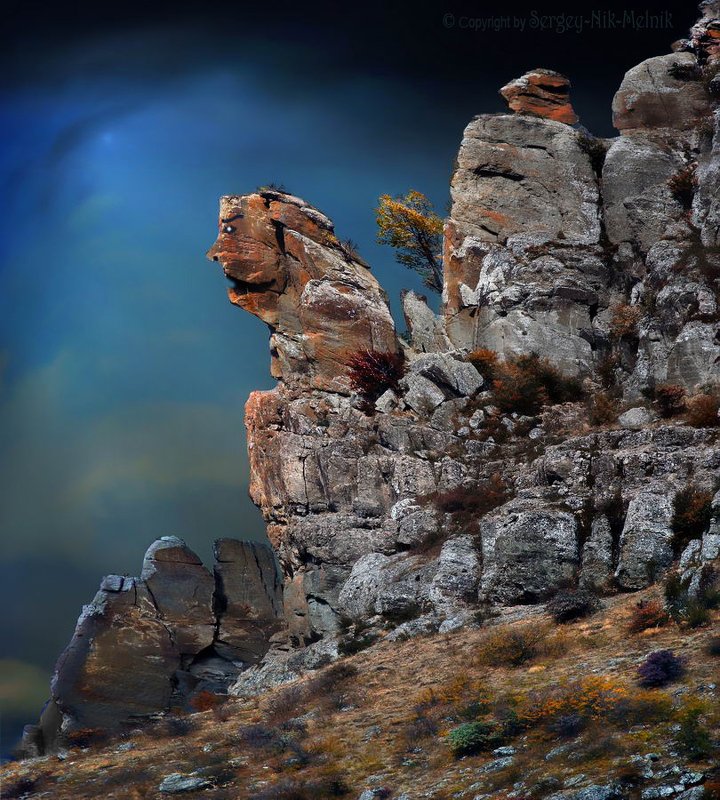 каменные-монстры-крыма , каменные-монстры-крыма, долинапривидений, горы, скалы, зеленогорье, панагия, алушта, демерджи, крым, симеиз, чатырдаг Окаменевшие ИДОЛЫ Долины Привиденийphoto preview