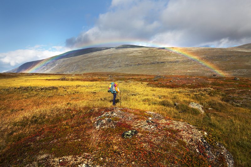 сарек, радуга, арктика, sarek, norrbotten,  Радуга в Арктикеphoto preview