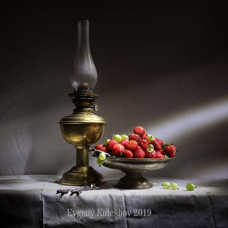 клубника, виктория, натюрморт, дача, сад, садовник, Евгений Кулешов,  Ягодное утро фото превью