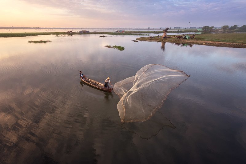 amarapura, asia, asian, balance, birma, blue, boat, burma, burmese, catch, countryside, culture, dawn, early, fish, fisherman, fishing, freshwater, kayak, labor, lake, landscape, life, man, mandalay, morning, myanmar, nature, net, outdoor, paddle, reflect The Gathering - Earthphoto preview