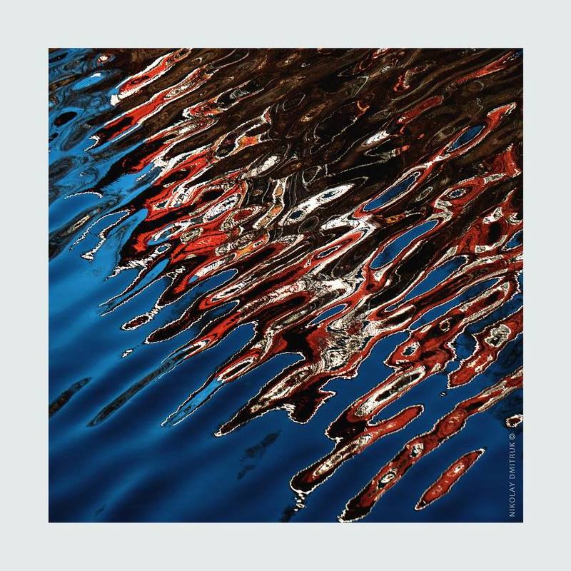 абстракция море и город. Норвегияphoto preview