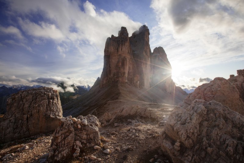 dolomites, tre cime di lavredo, trentino-alto adige, südtirol, italy, drei zinnen, south tyrol, италия, доломитовые альпы Guardians of Dolomitesphoto preview