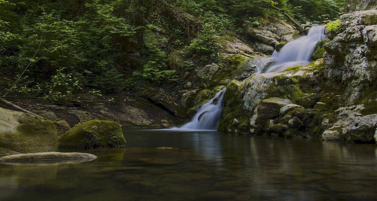 ВОДОПАДЫ РЕКИ АЮК. Автор: ФЁДОР горы , кавказ, река, аюк, водопад, краснодарский край, горячий ключ,, ФЁДОР