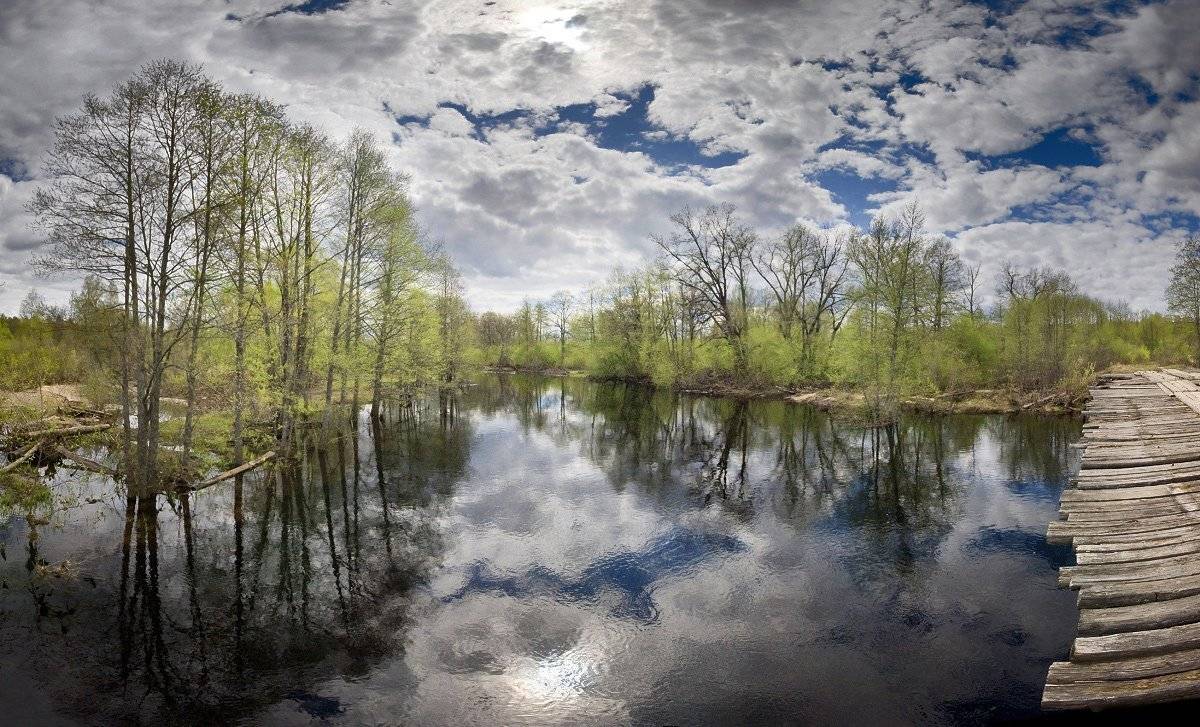 мещера, весна, солнце, река, Валерий Пешков