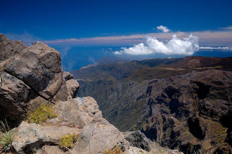 madeira, мадейра Вид с Pico Areiro в восточном направленииphoto preview
