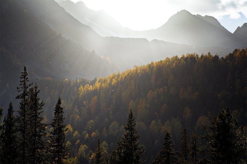 алтай, мульта, свет, горы, осень Небесный светphoto preview