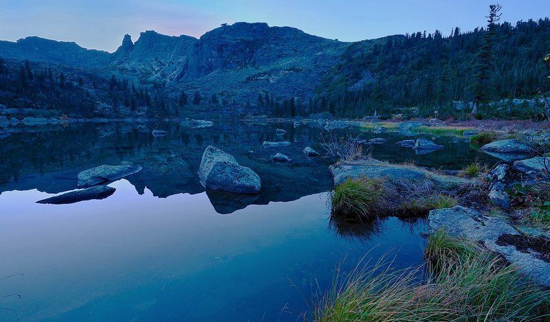 ночь на озере.photo preview